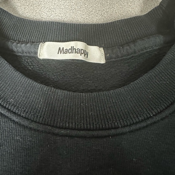 Madhappy local optimist crewneck heritage in black. - Picture 3 of 5